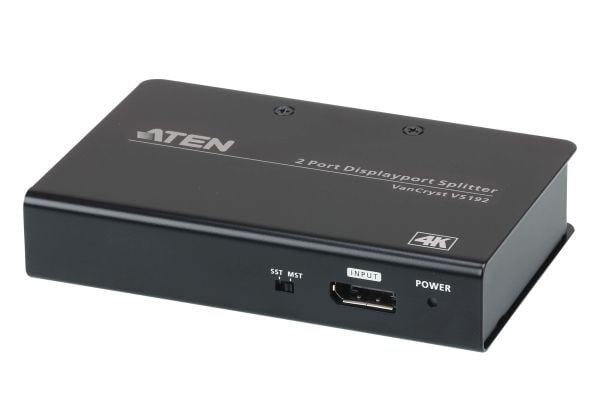 ATEN VanCryst VS192 - Video/lyd-splitter - 2 x DisplayPort - stasjonær
