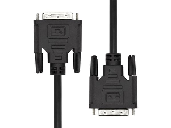 ProXtend - DVI-kabel - enkeltlenke - DVI-D (hann) til DVI-D (hann) - 50 cm - tommelskruer, 1920 x 1200 (WUXGA)-støtte, 1080p støtte 60 Hz - svart
