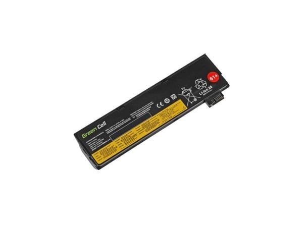 Green Cell - Batteri til bærbar PC (utvidet) - litiumion - 6-cellers - 4400 mAh - svart - for Lenovo ThinkPad A475; P51s; T25; T470; T570