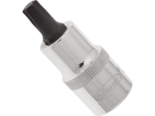 Vigor V2156 Sisäpuolinen kuusiokolo (TX) hylsyterä T 45 1/2\" (12.5 mm) - Lähtö: Sisäpuolinen kuusiokolo (TX)- Voimansiirto: 1/2\" (12.5 mm)- Koko:...