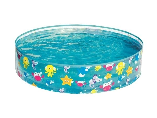 Bestway 55028, Oppblåsbart basseng, 219 l, Rund, 2 år, PVC, Vinyl, Flerfarget