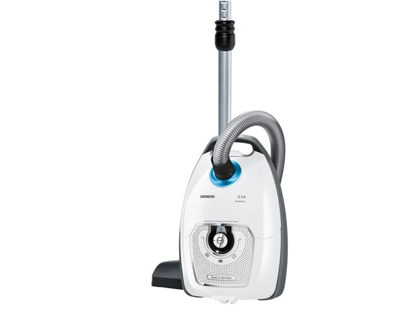 Siemens Z7.0 family allergyPlus VSZ7442S - Støvsuger - beholder - pose - hvid/sort