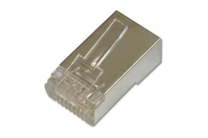 Digitus AK-219603, RJ-45, Nikkeli, Läpinäkyvä, Messinki, Polykarbonaatti, Nikkeli, - UL, 1 kpl