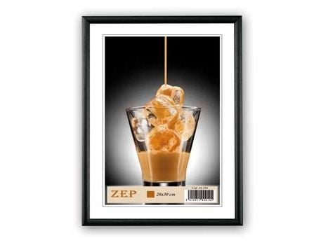 ZEP Alluminium Frame, Enkel bilderamme, Aluminium, Sort, Bord, Vegg, 15 x 20 cm, Rektangulær