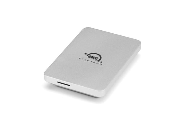 OWC Envoy Pro Elektron, SSD-kabinett, M.2, M.2, 10 Gbit/s, USB-tilkobling, Sølv