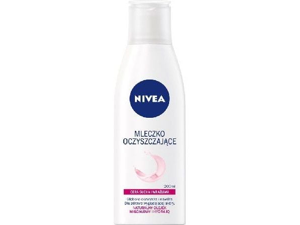Nivea rengörande mjölk för torr och känslig hud 200 ml