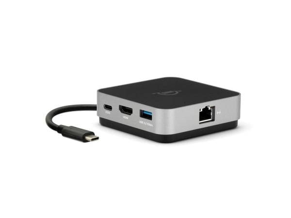 OWC Travel Dock E - Minidock - USB-C 3.2 Gen 1 / Thunderbolt 3 - HDMI - GigE