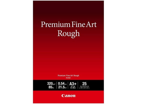 Canon Premium FA-RG1 - Bomull - ru - 21,5 mille - A3 Plus (330 x 480 mm) - 320 g/m² - 25 ark kunstpapir - for imagePROGRAF PRO-1000