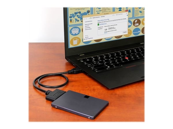 StarTech.com USB 3.1 til 2.5" SATA-harddiskadapter - USB 3.1 Gen 2 10Gbps med UASP ekstern HDD/SSD-lagringskonverter (USB312SAT3CB) - Lagringskontr...