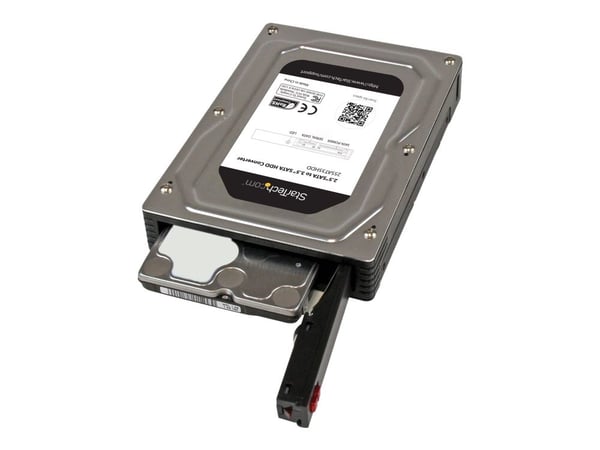 Startech 2.5" to 3.5" SATA HDD/SSD Adapter Enclosure - External Hard Drive Converter with HDD/SSD Height up to 12.5mm (25SAT35HDD) - Drevkabinett -...