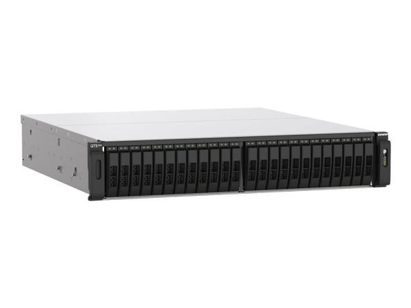 QNAP TS-H2490FU-7302P-256G - NAS-palvelin - 24 lokeroa - rackversio - PCI Express 3.0 x4 (NVMe) - RAID 0, 1, 5, 6, 10, 50, JBOD, 60 - RAM-muisti 25...