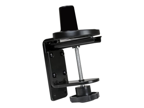 Startech Desk Clamp Monitor Mount - Adjustable - Supports Monitors 12" to 34" - Full Motion Slim VESA Mount Monitor Arm - Desk & Grommet Clamp -Bla...
