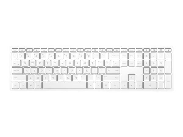 HP Pavilion 600 - Tastatur - trådløs - Sveitsisk hvitt