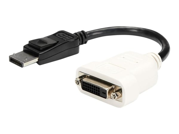 StarTech DisplayPort to DVI Adapter - 1920x1200 - Display Port to DVI Dongle - Passive DP to DVI-D Adapter (DP2DVI) - DisplayPort-adapter - enkeltl...