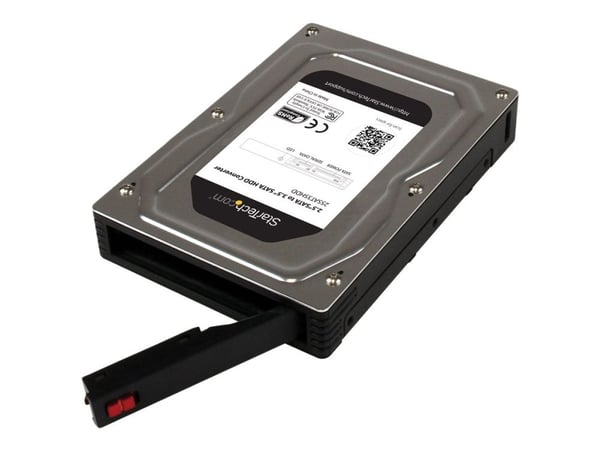 Startech 2.5" to 3.5" SATA HDD/SSD Adapter Enclosure - External Hard Drive Converter with HDD/SSD Height up to 12.5mm (25SAT35HDD) - Drevkabinett -...