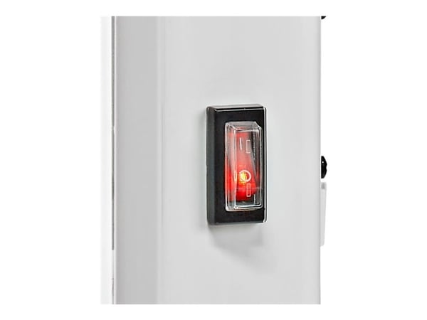 Nedis - Varmer - veggmontert, frittstående - 2 kW - hvit