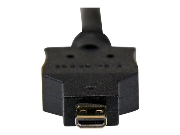 Startech 2m Micro HDMI to DVI-D Cable - M/M - 2 meter Micro HDMI to DVI Cable - 19 pin HDMI (D) Male to DVI-D Male - 1920x1200 Video (HDDDVIMM2M) -...