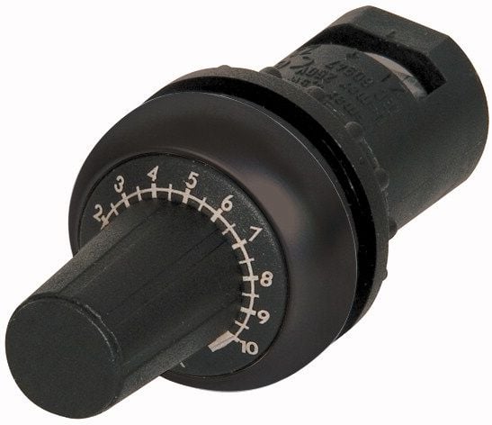 Eaton M22S-R10K, Sort, 10000 ohm (O), 4000 V, -25 - 70 °C