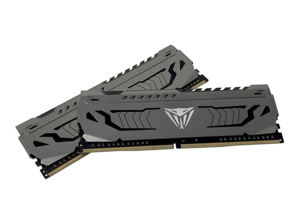 Patriot Extreme Performance Viper Steel - DDR4 - sett - 16 GB: 2 x 8 GB - DIMM 288-pin - 3200 MT/s / PC4-25600 - CL16 - 1.35 V - ikke-bufret - ikke...