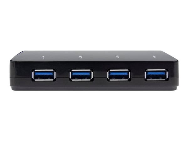 Startech 4-Port USB 3.0 Hub plus Dedicated Charging Port - 1 x 2.4A Port - Desktop USB Hub and Fast-Charging Station (ST53004U1C) - USB-periferdele...