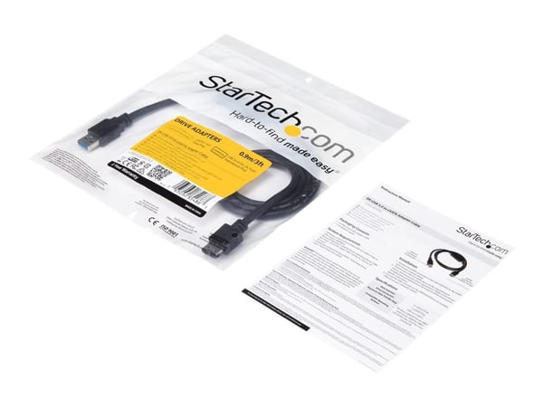 StarTech.com 3 fot USB 3.0 til eSATA-adapter - 6 Gbps USB til HDD/SSD/ODD-konverter - Harddisk til USB-kabel (USB3S2ESATA3) - Lagringskontroll - eS...