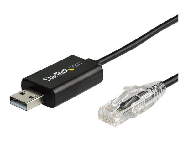 StarTech.com 1,8 m (6 ft) Cisco USB-konsolikaapeli - USB-RJ45 Rollover-kaapeli - 460Kbps - Windows-, Mac- ja Linux-yhteensopiva - M/M (ICUSBROLLOVR...