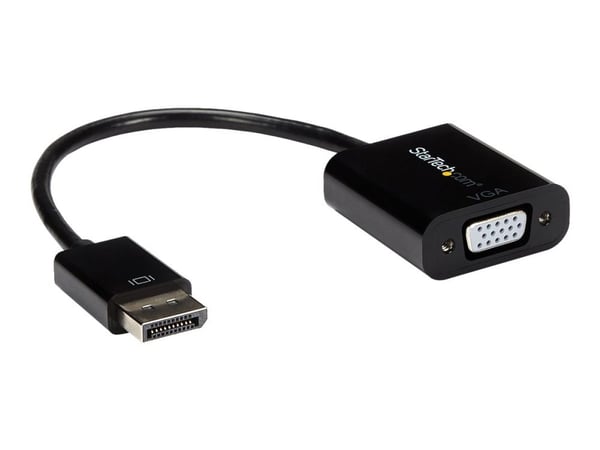 StarTech DisplayPort to VGA Display Adapter - 1080p 1920x1200 - Active DP to VGA (Male to Female) HD Video Converter for laptop/PC/Monitor (DP2VGA3...