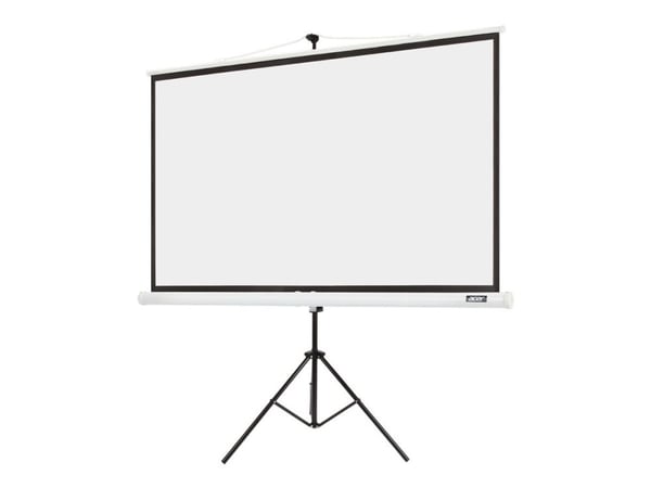 Acer T82-W01MW - Projeksjonsskjerm med tripod - 82.5" (210 cm) - 16:10 - hvit
