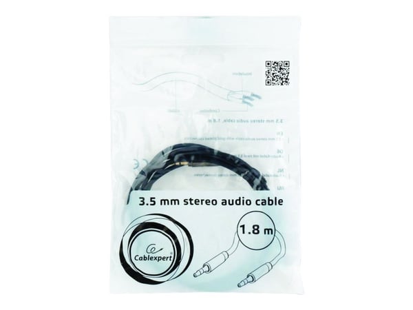 Cablexpert CCAP-444-6 - Audiokabel - minitelefon stereo 3,5 mm til minitelefon stereo 3,5 mm - 1,8 m