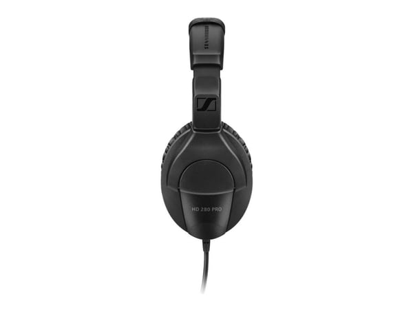 Sennheiser HD 280 Pro - Hodetelefoner - full størrelse - kablet - 3,5 mm jakk - lydisolerende - svart