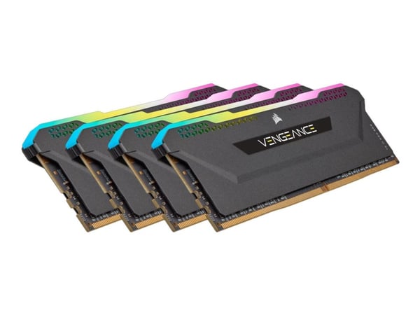 CORSAIR Vengeance RGB PRO SL - DDR4 - sats - 32 GB: 4 x 8 GB - DIMM 288-pin - 3200 MHz / PC4-25600 - CL16 - 1.35 V - ej buffrad - icke ECC - svart