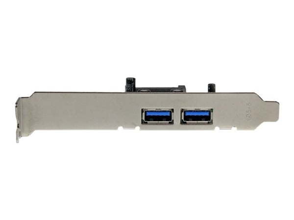 Startech PCI Express (PCIe) SuperSpeed USB 3.0-kortadapter med 2 portar och UASP – SATA-ström - USB-adapter - PCI Express x1 - USB 3.0 x 2 - för P/...