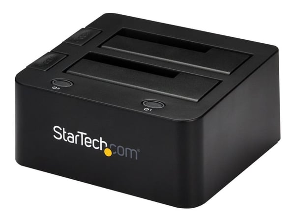 Startech Dual-Bay USB 3.0 to SATA and IDE Hard Drive Docking Station, USB Hard Drive Dock, External 2.53.5 SATA III and IDE (40 pin) SSDHDD Docking...