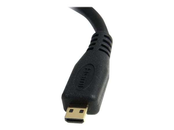 StarTech.com 5-tommers høyhastighets HDMI-adapterkabel - HDMI til HDMI Micro - F/M - 5 tommers Micro HDMI Adapter - HDMI Hun til Micro HDMI hann (H...