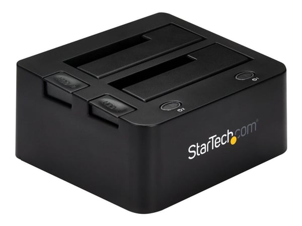 Startech Dual-Bay USB 3.0 to SATA and IDE Hard Drive Docking Station, USB Hard Drive Dock, External 2.53.5 SATA III and IDE (40 pin) SSDHDD Docking...
