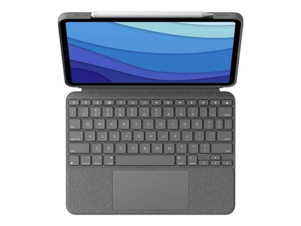 Logitech Combo Touch, QWERTY, Englanti (UK), Tasohiiri, 1,8 cm, 1 mm, Apple