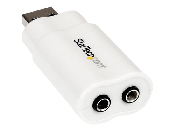 StarTech USB to Stereo Audio Adapter Converter - USB stereo Adapter - USB External sound Card - Laptop sound Card (ICUSBAUDIO) - Lydkort - stereo -...