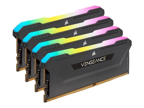 CORSAIR Vengeance RGB PRO SL - DDR4 - sats - 32 GB: 4 x 8 GB - DIMM 288-pin - 3200 MHz / PC4-25600 - CL16 - 1.35 V - ej buffrad - icke ECC - svart