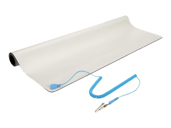Startech Anti-Static Mat - 25" x 27.5" Electrical Grounding Desk Pad - For Home or Work - Beige (M3013) - Antistatisk skrivebordsmatte - beige