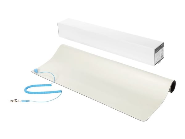 Startech Anti-Static Mat - 25" x 27.5" Electrical Grounding Desk Pad - For Home or Work - Beige (M3013) - Antistatisk skrivebordsmatte - beige