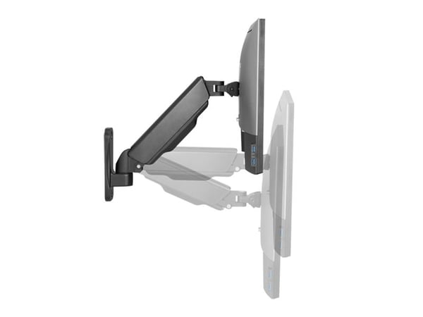 LogiLink BP0144, 9 kg, 43,2 cm (17"), 81,3 cm (32"), 100 x 100 mm, Høydejustering, Sort