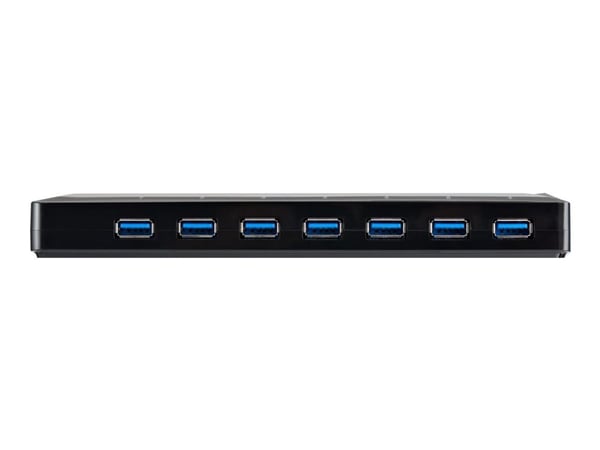 Startech 9 Port USB 3.0 Hub - 7 x USB-A, 2 x USB-A Fast Charge Ports - Multi Port Powered USB Charging Station (ST93007U2C) - USB-periferdelesvitsj...