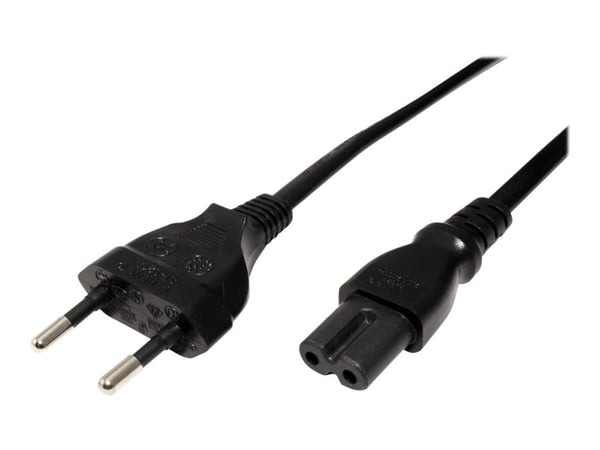 Roline - Strømkabel - Europlug (han) til IEC 60320 C7 - AC 250 V - 2,5 A - 1,8 m - lajiteltu