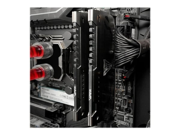 Patriot Extreme Performance Viper Steel - DDR4 - sett - 16 GB: 2 x 8 GB - DIMM 288-pin - 3200 MT/s / PC4-25600 - CL16 - 1.35 V - ikke-bufret - ikke... Patriot Extreme Performance Viper Steel - DDR4 - sett - 16 GB: 2 x 8 GB - DIMM 288-pin - 3200 MT/s / PC4-25600 - CL16 - 1.35 V - ikke-bufret - ikke...