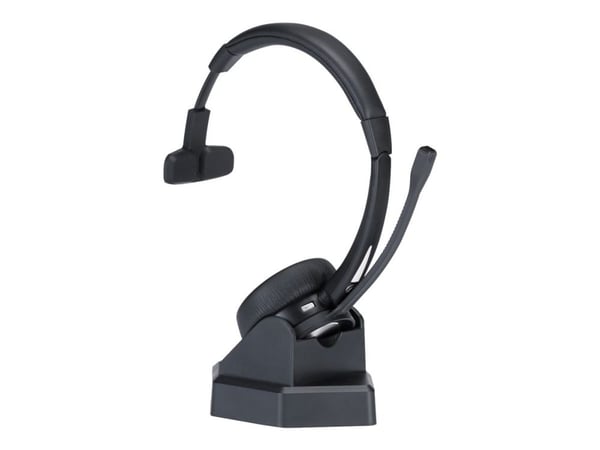 ProXtend Sonnet - Hodesett - on-ear - Bluetooth - trådløs - USB-A via Bluetooth-adapter - svart