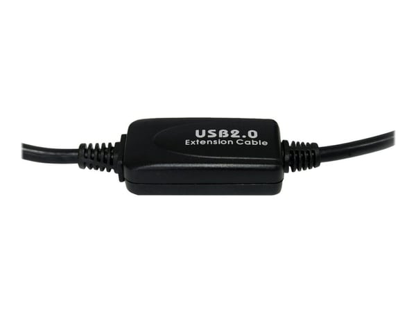 StarTech 9 m / 30 ft Active USB A to B Cable - M/M - Black USB 2.0 A to B Cord - Printer Cable - Extension USB Cable (USB2HAB30AC) - USB-kabel - US...