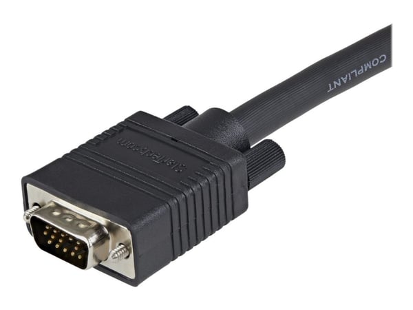 StarTech 15m Coax High Resolution Monitor VGA Cable HD15 M/M - VGA-kabel - HD-15 (VGA) (hann) til HD-15 (VGA) (hann) - 15 m - formstøpt - svart