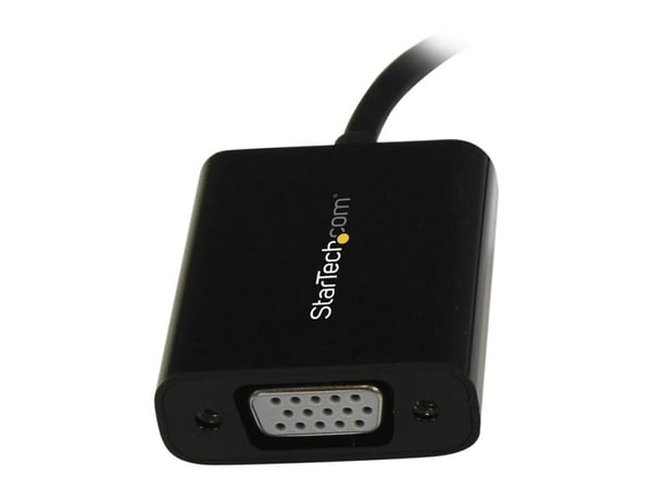 StarTech Mini DisplayPort to VGA Adapter - DisplayPort 1.2 - 1080p - Thunderbolt to VGA Monitor Adapter - Mini DP to VGA (MDP2VGA2) - Video adapter...