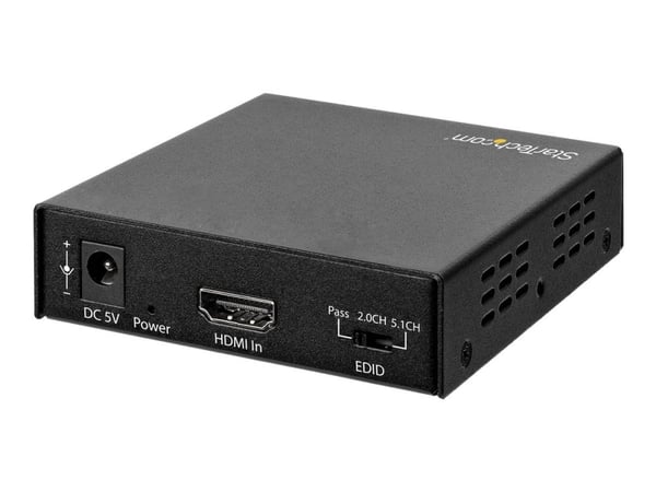 StarTech.com HDMI Audio Extractor - 4K 60Hz - HDMI Audio De-embedder - HDR - Toslink Optical Audio - Dual RCA Audio - HDMI Audio (HD202A) - HDMI au...