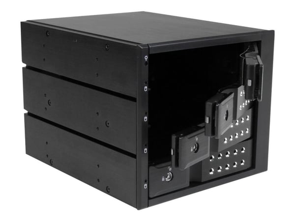 Startech 4-Bay Mobile Rack Backplane - Trayless Hot Swap Mobile Rack Backplane for 3.5in SAS II/SATA III - 6 Gbps HDD (HSB4SATSASBA) - Bevegelig la...